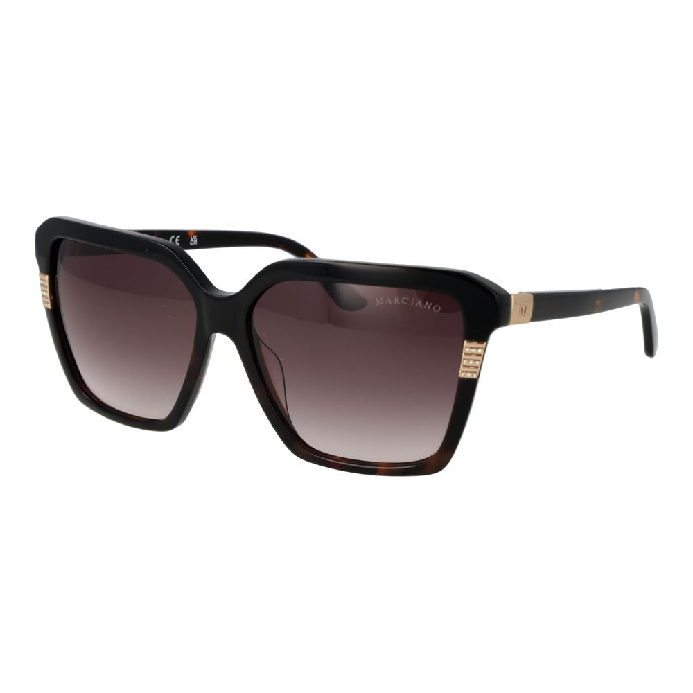 Marciano by Guess Black Acetate Sunglasses