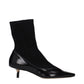 Jacquemus Black Leather Ankle Boots