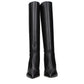 Paris Texas Black Leather Ankle Boots