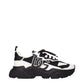 Dolce & Gabbana White Leather Chunky Sneakers