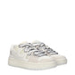 Barrow White Leather Low Top Sneakers