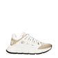 Versace White Fabric Athletic Sneakers