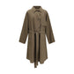 Calvin Klein Bicolor Cotton Trench Coat