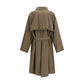Calvin Klein Bicolor Cotton Trench Coat