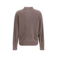 Calvin Klein Brown Silk Sweatshirt