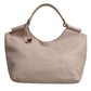 Dolce & Gabbana Light Pink Leather Logo Plaque Tote Shoulder Borse Bag