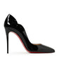 Christian Louboutin Black Patent Leather Hot Chick Pumps 100