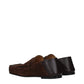 Jacquemus Brown Leather Slip-On Loafers