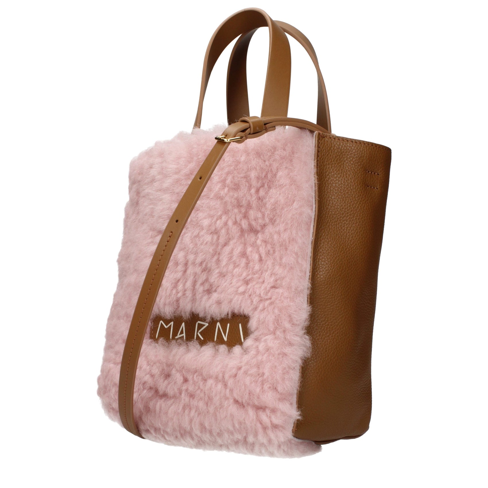 Marni Pink Leather Handbag