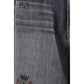 Balenciaga Gray Cotton Relaxed Fit Jeans