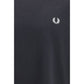 Fred Perry Black Cotton T-Shirt
