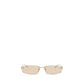 Balenciaga Beige Metal Sunglasses