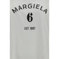 MM6 White Cotton Long Sleeve T-Shirt