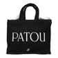 Patou Black Cotton Handbag