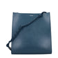Jil Sander Blue Leather Shoulder Bag