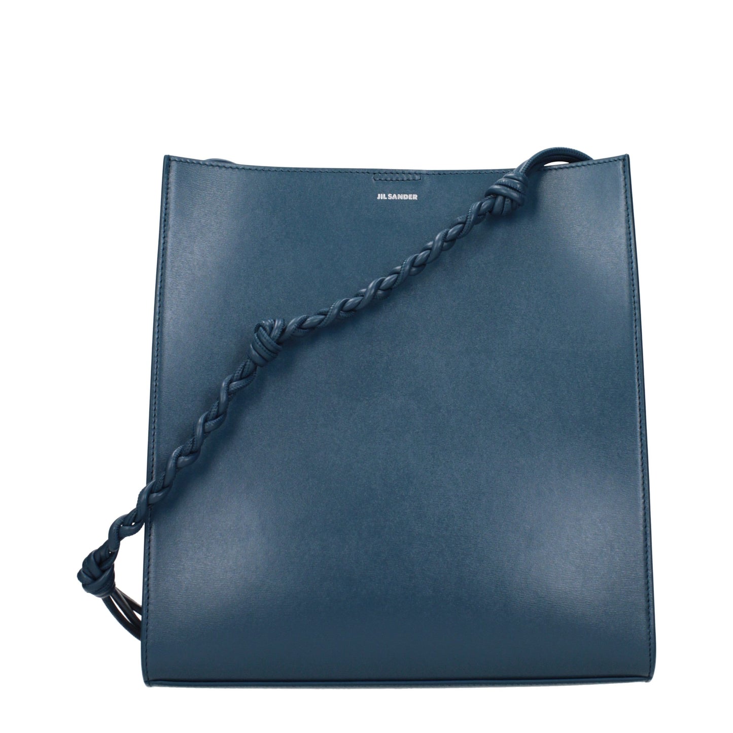 Jil Sander Blue Leather Shoulder Bag