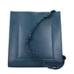 Jil Sander Blue Leather Shoulder Bag