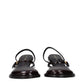 Dries Van Noten Brown Leather Platform Sandals