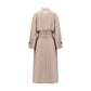 Brunello Cucinelli Multicolor Linen Trench Coat