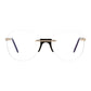 Andy Wolf Black Metal Glasses (Frames)