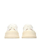 Jil Sander White Leather Platform Sneakers