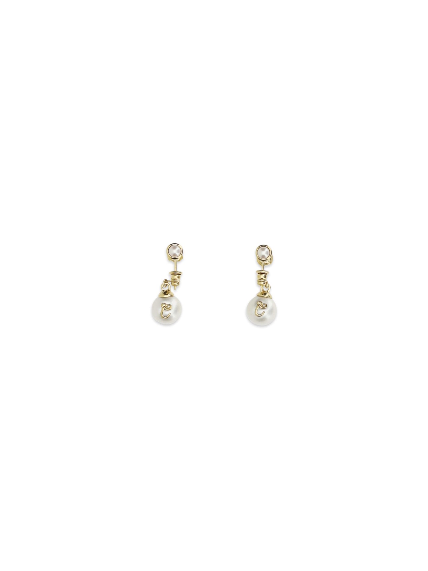 Chloé Gold Metal Earrings