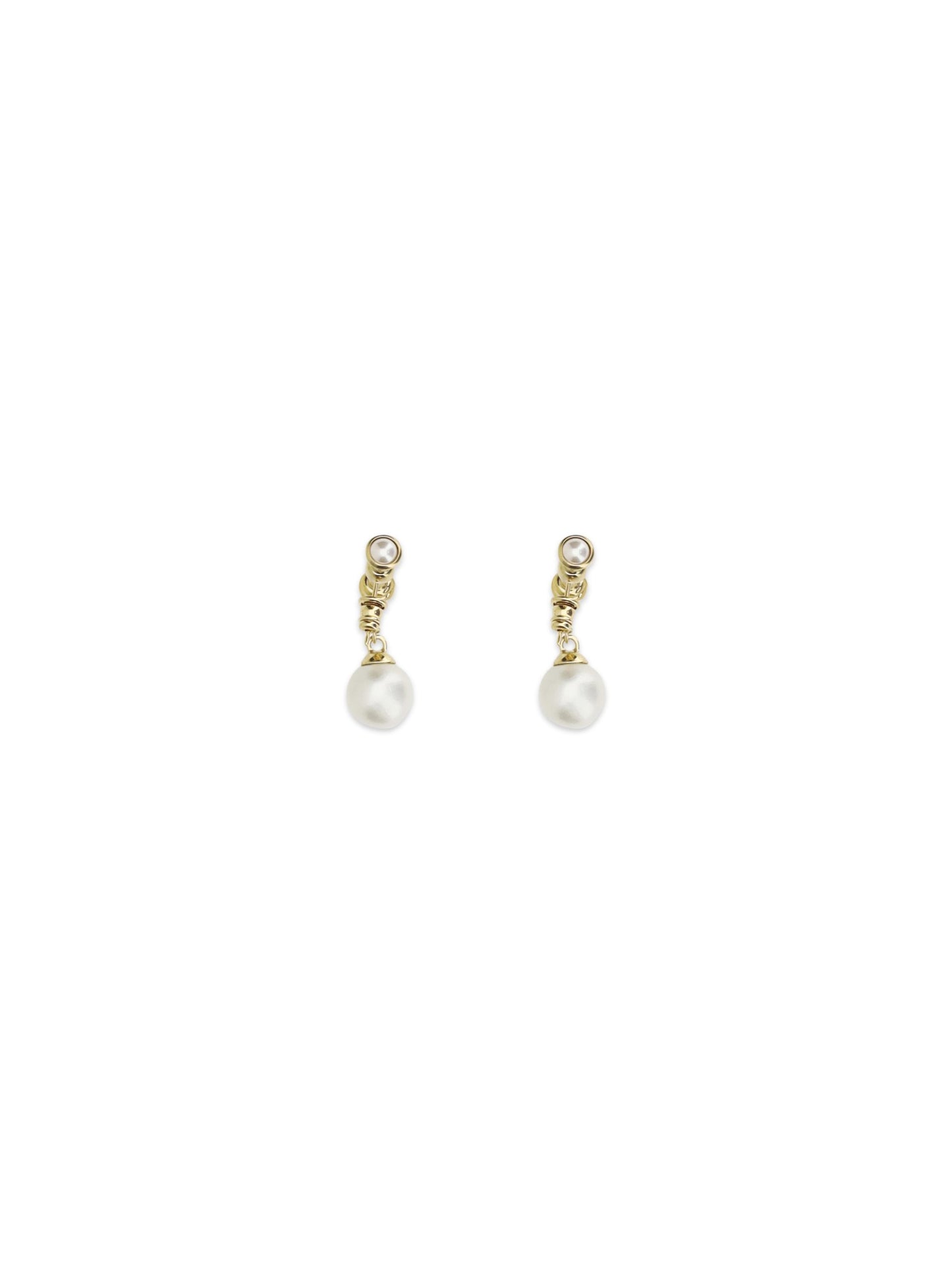 Chloé Gold Metal Earrings