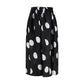 Khaite Black Silk Skirt