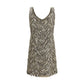 Brunello Cucinelli Beige Paper Cocktail Dress