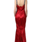 Dolce & Gabbana Red Silk Sleeveless Maxi Long Lace Trim Dress