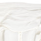 Dolce & Gabbana White Silk Sheer Draped Long Gown Dress