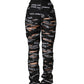 Dolce & Gabbana Black Logo Tape Cut Out Skinny High Waist Pants