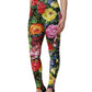 Dolce & Gabbana Multicolor Floral Stretch Jersey Leggings Pants