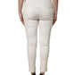 Dolce & Gabbana White Tattered Skinny Cotton Denim Jeans