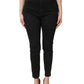 Dolce & Gabbana Black Skinny Cotton High Waist Denim Jeans