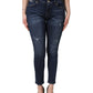 Dolce & Gabbana Blue Distressed Skinny Cotton Denim Jeans