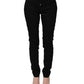 Dolce & Gabbana Black Queen Embroidery PRETTY Denim Jeans