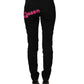 Dolce & Gabbana Black Queen Embroidery PRETTY Denim Jeans