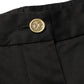 Dolce & Gabbana Black Tapered Leg Dress Cotton Trousers Pants