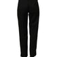 Dolce & Gabbana Black Tapered Leg Dress Cotton Trousers Pants