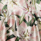 Dolce & Gabbana Pink Lilium High Waist Knee Length Skirt
