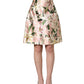 Dolce & Gabbana Pink Lilium High Waist Knee Length Skirt