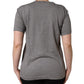 Dolce & Gabbana Grey Cotton Short Sleeves Crew Neck T-shirt