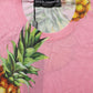 Dolce & Gabbana Pink Pineapple Roundneck Sleeveless Tank Top