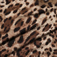 Dolce & Gabbana Brown Leopard Crew Neck Sleeveless Tank Top
