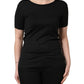 Dolce & Gabbana Black Cotton Round Neck Short Sleeves T-Shirt