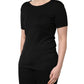 Dolce & Gabbana Black Cotton Round Neck Short Sleeves T-Shirt