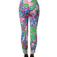 Dolce & Gabbana Multicolor Floral Stretch Jersey Leggings Pants