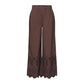 Street One Brown Cotton Casual Pants