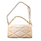 Michael Kors Beige Leather Shoulder Bag
